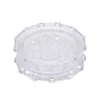 Broyeur en plastique de haute qualité, accessoires pour fumer, dents en diamant tranchantes, diamètre 70mm, 2 parties, 5 couleurs transparentes pour couper le tabac, les épices, les herbes sèches et les tuyaux en verre