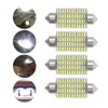 Luces de emergencia 4x Coche Cortesía Lámpara de placa 42mm Super White 48-SMD 3014 LED 6000K Mapa de cúpula Luz interior 578 211-2
