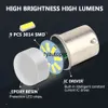 LED-lamp 1156 1157 12 V 5W 3014-9SMD DRL Dagrijverlichting 1 Paar LED Auto Signaal Lamp Super Helderder Brake