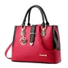 HBP Mulheres Handbags PU Couro Messenger Bolsas De Moda Moda Top-Handle Feminina Bolsa de Alta Qualidade Bolsa Bolsa Effini Vermelho