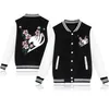 Vestes de Baseball pour hommes, nouveau sweat-shirt de Baseball, Anime japonais, queue de fée, automne-hiver, Streetwear, manteaux blancs, veste H1227, 2021