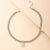Punk Letter M Pendant Choker Necklace For Women 2021 Charm Multilayer Metal Gold Link Chain Necklaces Fashion Jewelry Gifts7347633