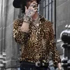 Autumn Sell Men Vintage Beach Shirt Fashion Leopard Long Sleeve Hawaiana Shirts Mens Oversized Casual Tops Koszula 210809