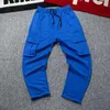 Men's Pants Plus Size Baggy Joggers Men Sweat Terry Cloth Cargo Straight Loose Trousers Hip Hop Harem Street Man Clothes