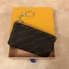 Modny portfel 8 kolorów etui na klucze Damier Leather posiada klasyczny mężczyzna kobiet etui na klucze portmonetka małe skórzane portfele z pudełkiem worek na kurz Goods689