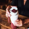 Creative Coffee Thermo Cup Kolby Próżniowe Ze Stali Nierdzewnej Odkryty Travel Portable Izolacja Butelka Wody 210423