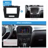 Double Din Car Radio Fascia for 2015 Suzuki Vitara Dash Kit Surround Panel Decorative Frame Face Plate Black Color