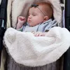 Geboren 0-12 Maanden Baby Deken voor Beddengoed Wandelwagen Super Zacht Warme Zuigeling Jongens Meisjes Slaapzak Swaddle Wrap Manta Bebes 220209