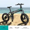 Bicicleta eléctrica FIIDO M1 PRO, neumático ancho de 20 pulgadas, 12,8 Ah, 48 V, 500 W, ciclomotor plegable, velocidad máxima de 50 km/h, rango de kilometraje de 130 km, IVA incluido