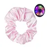 Multicolor LED Hair Scrunchies Kvinnor Flickor Ljus Lysande Elastiskt Hår Slipsar Ponytailhållare För Halloween Julfest