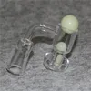 Roken 25mm XL geschuinde rand quartz banger cycloon carb cap 2mm heldere bodem emmer 14mm mannelijke vrouw voor dab rig waterpijp