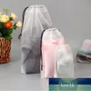 3PCS PVC Clear Drawstring Travel Bags Toiletry Towel Cosmetic Make Up Bag Organizer Set Pouch Case Women Cloth Underwear Bag Factory price expert design Quality