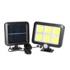 120 LED COB Kemping Light Solar Lampa Wodoodporna Ściana Ściana Latarnia Outdoor Garden Patio