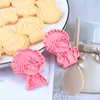 Juego de cortadores de galletas de Anime Jujutsu Kaisen, 6 uds., prensa 3D para hornear, estampadora de estampillas, molde para galletas, cortador de sellos, molde para pasteles DIY