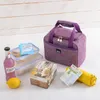 Portable Lunch Bag Thermal Insulated Box Oxford Cloth Tote Cooler Handbag Bento Pouch Dinner School Storage Bags