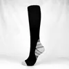 2/4 par kompressionsstrumpor Sport Varma Strumpor Andningsbara Knee Socks Vein Marathon Socks Y1222