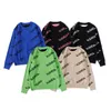 Famous Mens Sweaters FashionHigh Quality Casual Round Long Sleeve Sweater Couples Letter Printing Hoodies 5 Colors