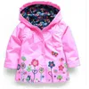 Hooded Boys Jacket Coat For Girl Casual Outer Kids Winter Outwear Spring Autumn Fashion Clothes Children Raincoat Outerwer 211204