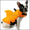 犬のシャークライフジャケット