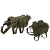 جاكيتات الصيد الجيش التكتيكي الكلب سترة molle التدريب العسكري مع 3 حقائب قابلة للتعديل سترنز