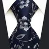 Colorful Extra Long Men's Necktie 160cm 63" Wedding Ties for Blue Navy Floral Christmas Gift