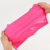 25 * 35cm (20 * 30 + 5cm) Hot Pink Courier Bag multifunktion Förpackningsmaterial Fraktväskor Självförsegling Mailbag Plast Poly Mailing Kuvert Väskor