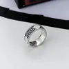 ZB009YX Modeaccessoires Marke 925 Sterling Silber Hohler Chrysanthemenring mit Box Geschenkgröße 10-24 für Männer Frauen