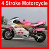 Mini Motorrad Hot 4 Strich Sports Kleine Lokomotive Superbike Moto Bikes Hand Start 49cc 50cc Roller Benzin Motorrad Kart Kinder Geschenk Racing Real Autocycle