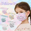 Christmas Decorations 50Pcs Kids Face Mask Disposable 3 Ply Safety 4-12 Children Football Soccer Sport Print Mascarillas Ninos