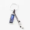 Anslow Marke Großhandel Schmuck Kristall Handgemachte Leder Handtasche Schlüssel Ketten Ringe Für Frauen Weibliche Schlüssel Zubehör LOW0016KY G1019