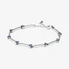 Designer jóias 925 pulseira de prata Charme Bead Fit Pandora Espumante Pavimentos Peve Bares Moda Moda Braceletes Braceletes Pérolas Europeu Estilo Encantos Frisado Murano