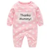 Cute Baby Boy Girl Pagliaccetti Bambini Primavera Autunno Dot Born Vestiti 210429