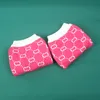 Pink Thicken Hedging Dog Apparel Letter Trendy Personality Puppy Clothes Autumn Winter Sweater Cute Pet Supplies