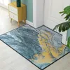 Coussin/oreiller décoratif paillasson ensemble de tapis de cuisine imprimé ethnique tapis anti-saleté tapis de sol de couloir antidérapant tapis de salle de bain à absorption d'eau