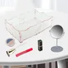Nail Art Kitleri Takı Saklama Kutusu Organizatör Dikdörtgen Kılıf Düzenlemek için Salon Malzemeleri Fırça Aracı 24x16x7.5 cm