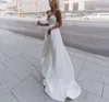 SATIN LINE Свадебные платья Beach Spaghetti REMPS V VELE BRIDES PALLSS 2022 ABITO DA SPOSA Backblee Vestido de Nooiva Mail