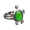 Turtle Mood Ring Color Change Emotion Feeling Rings Temperature Control Women
