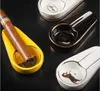 Ashtrays Single Cigar Holder Round Ash Slot Ceramic Ashtray 3 Colors Tobacco For Smoking