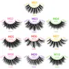 3D Mink Lash Faux Cils False Reelashes Цветная нижняя карта ресницы 10 стилей Натуральные длинные инструменты макияжа 40 пары много