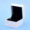 Äkta sterling sier cz diamantring med original box set passform stil bröllop ring förlovning smycken för kvinnor tjejer
