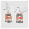 Girls Graceful Fishlike earring jewelry earlobe Cute Koi Fish Water Bag Dangle Earrings Party Decor Joker Eardrop Fancy