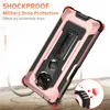 For Moto G Power 2021 Phone Cases Heavy Duty Shockproof Protection Cover Metal Holder case