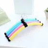 Colorido colorido bendable veste roupas cabides crianças cabide ajustável espuma rh5014