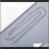 Hänghalsband hängsmycken charma toppkvalitet sier pläterad vintage halsband för unisex mode smycken leverans grossist droppleverans 2021 jz