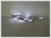 med lins LED -ljusmodul SMD 2835 LED -modul för skylt DC12V SMD2835 4 LED 1.2W 120lm 38mm x 38mm x 8mm IP65 Vattentät