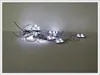 レンズLED LEDライトモジュールSMD 2835 SIGN DC12V SMD2835 4 LED 1.2W 120LM 38mm x 38mm x 8mm IP65防水性