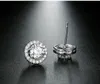 مكعب Zirconia Diamond Earrings Stud Women Engagement Wedding Ear Rings Gift Fashion Jewelry Will and Sandy