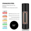 500 ml slimme waterfles intelligente roestvrijstalen thermos-led temperatuur display flessen vacuümflessen thermoses cup 24hr 211013