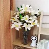 Neue Simulation Blumen 100 cm Künstliche Lilie PVC Live Home und Garten Hochzeit Dekoration Großhandel