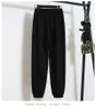 Szary Baggy Sports Spodnie Harajuku Joggers Szeroki Spodnie Pot Po pot plus Size High Waist Streetwear 210531